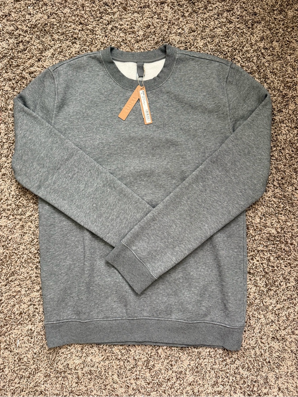 SKIMS Men's Crewneck Sweatshirt - Heather Gray